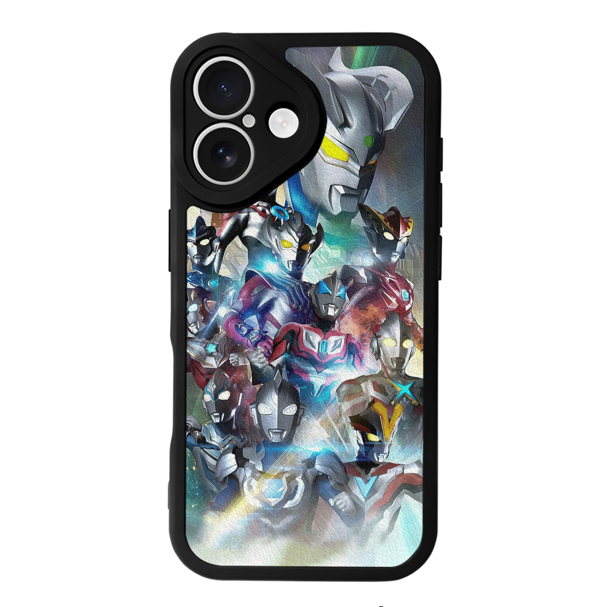 （画像用） ウルトラマン Ultraman 【iPhone 16シリーズ対応】シリコンスマホケース（レザー調） 材質：シリコン